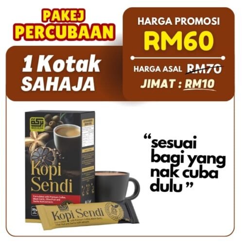 KOPI SENDI - PROMO PERCUBAAN 1 Kotak